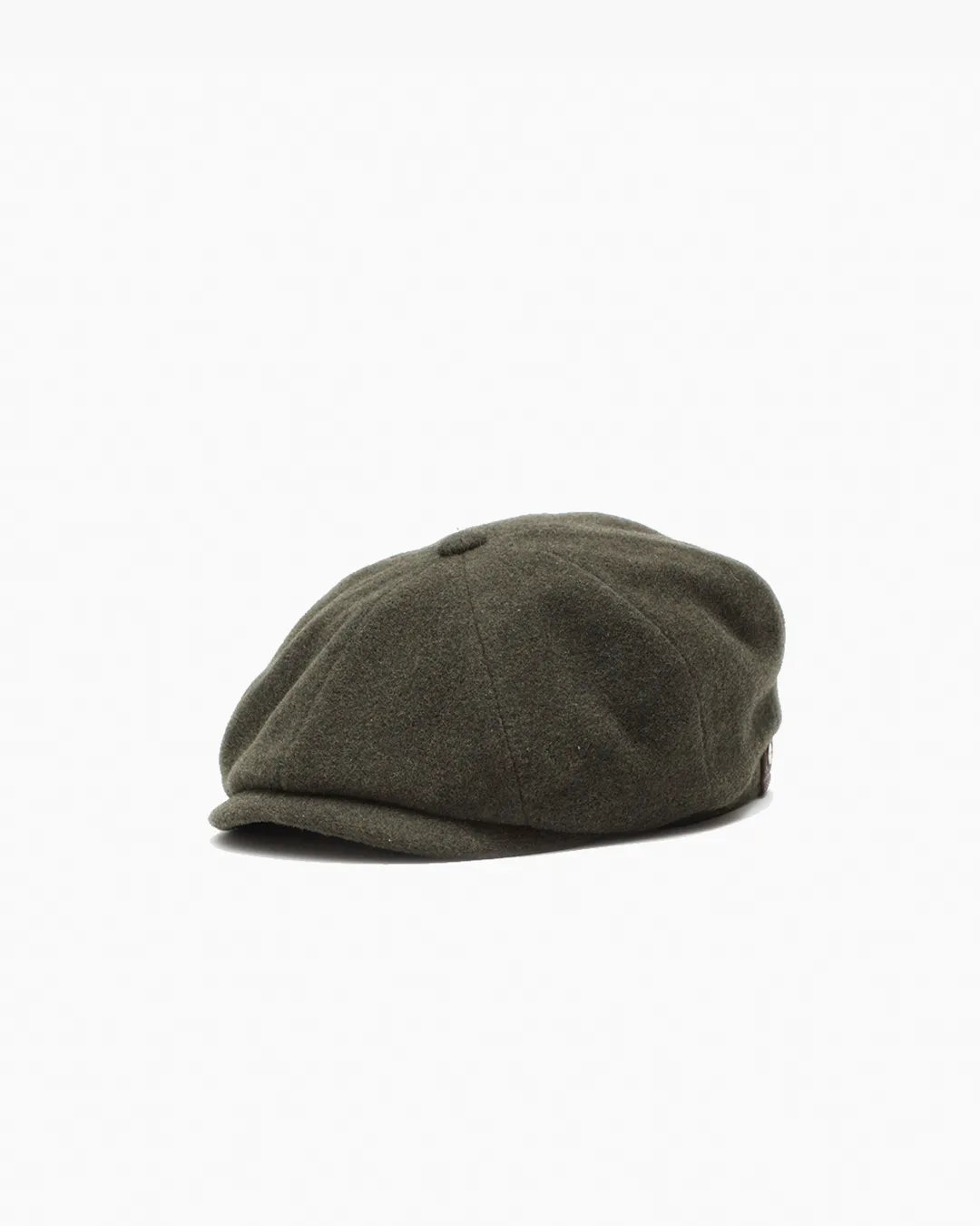 Olive Wool Cashmere Blend Cap sold by John Simons