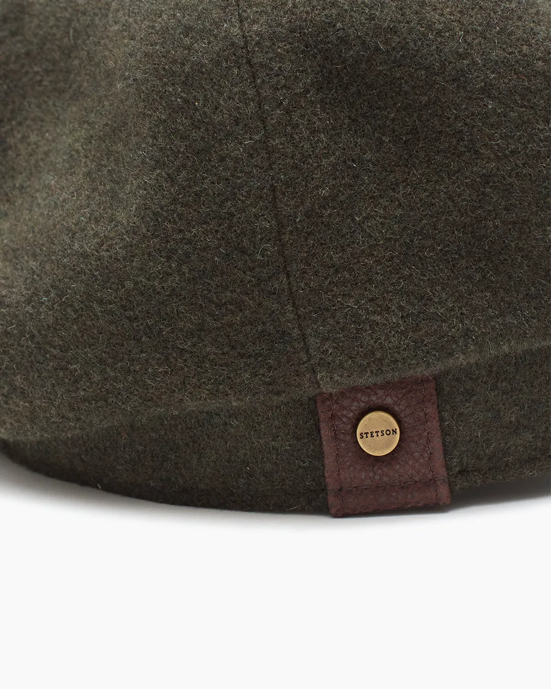 Olive Wool Cashmere Blend Cap sold by John Simons product image thumbnail 4