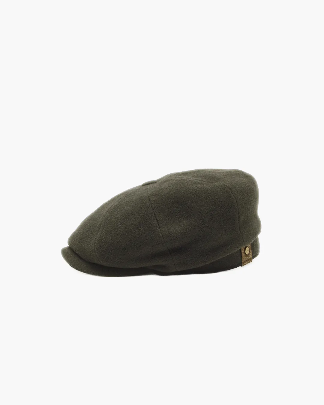 Olive Wool Cashmere Blend Cap sold by John Simons product image thumbnail 2