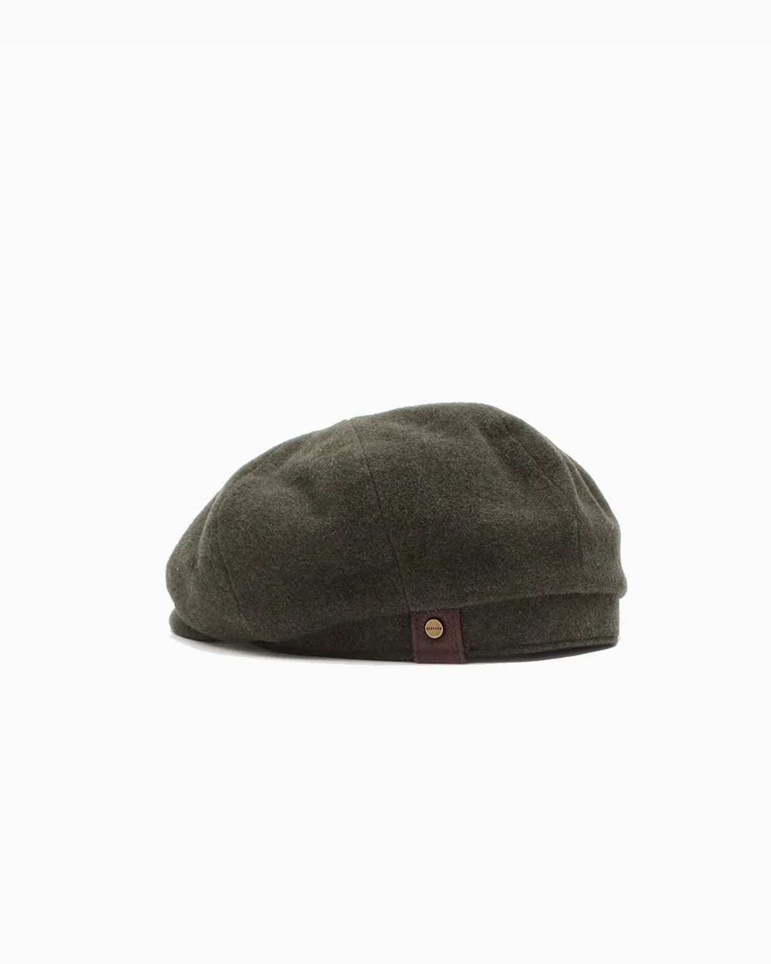 Olive Wool Cashmere Blend Cap sold by John Simons product image thumbnail 3