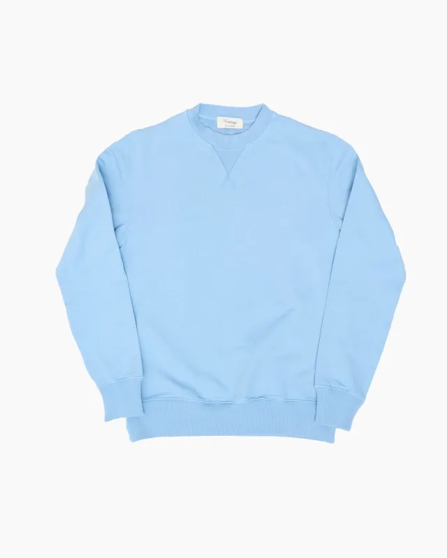 Sky Blue Loopback Sweatshirt sold by John Simons