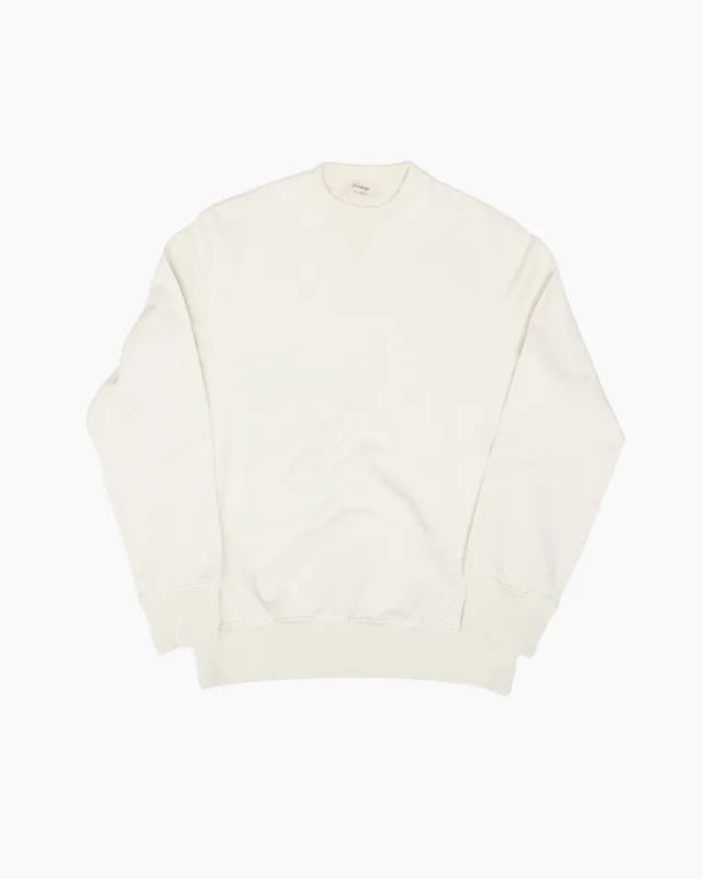 Ecru Loopback Sweatshirt sold by John Simons