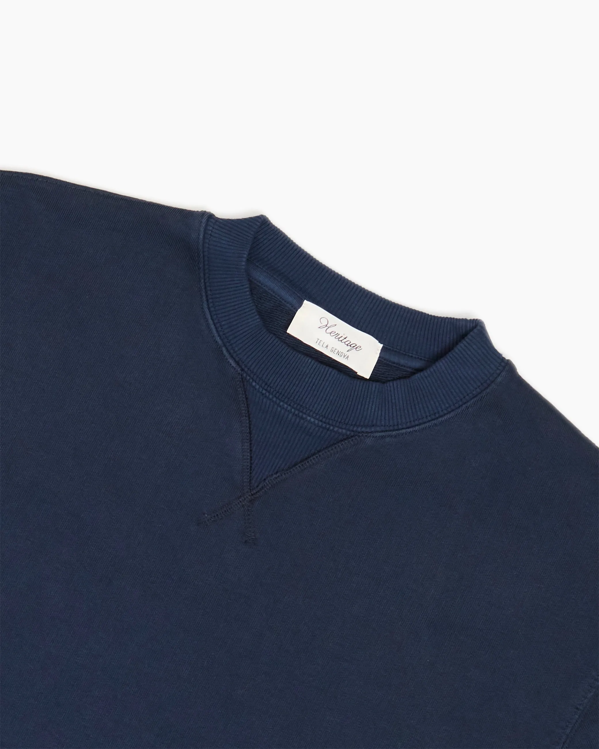 Navy Loopback Sweatshirt sold by John Simons product image thumbnail 2