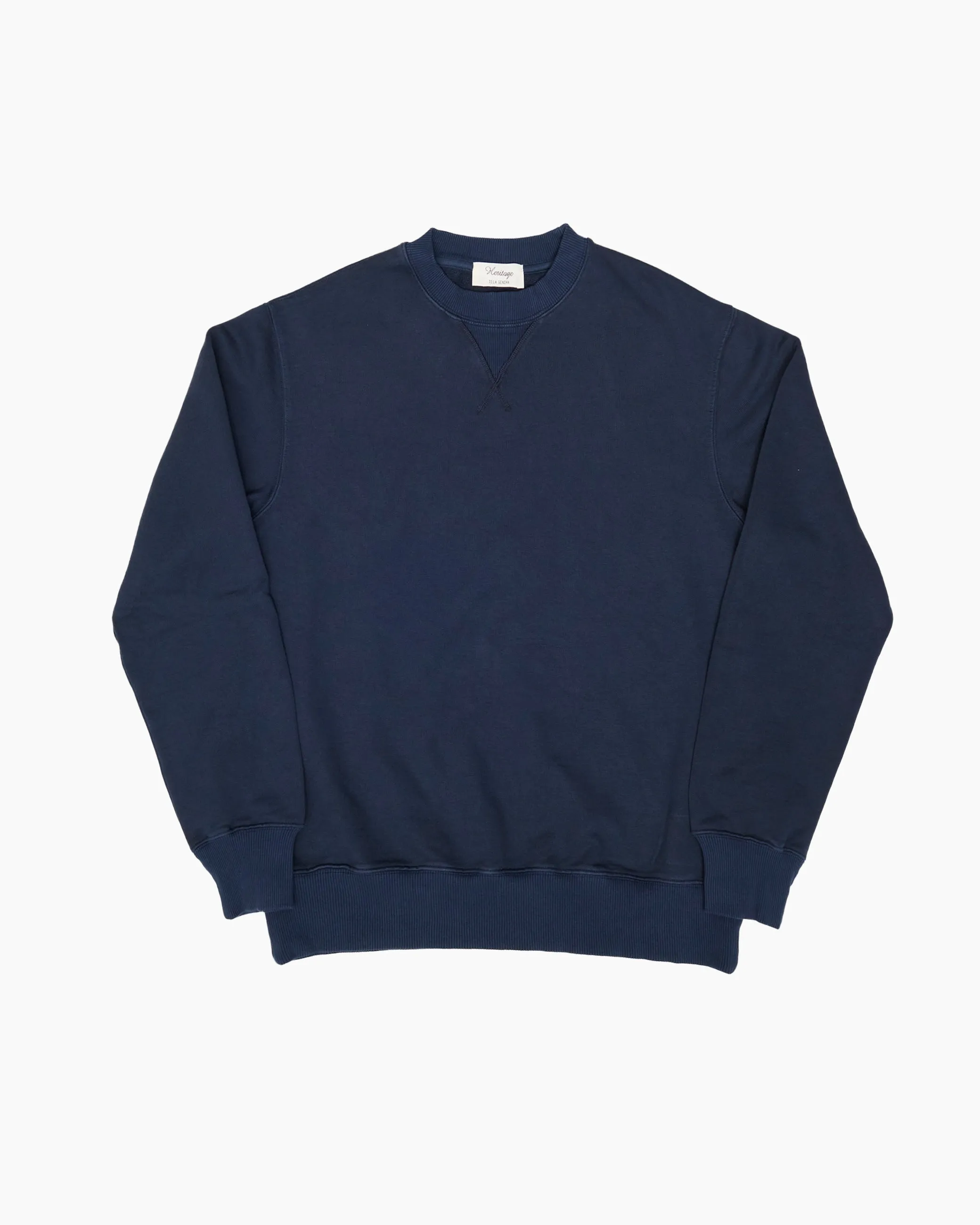 Navy Loopback Sweatshirt sold by John Simons