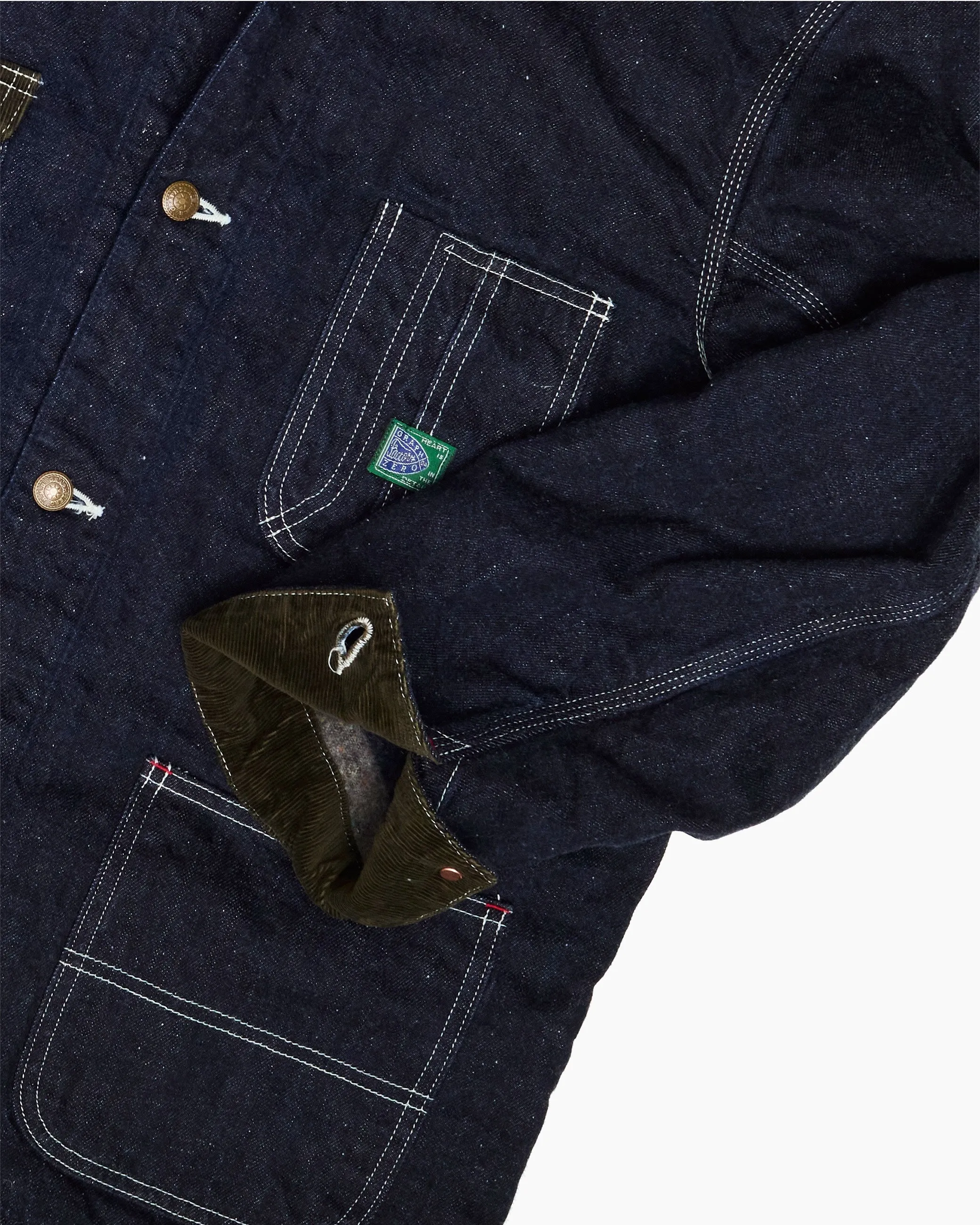 Denim Utility Chore Jacket sold by John Simons product image thumbnail 4