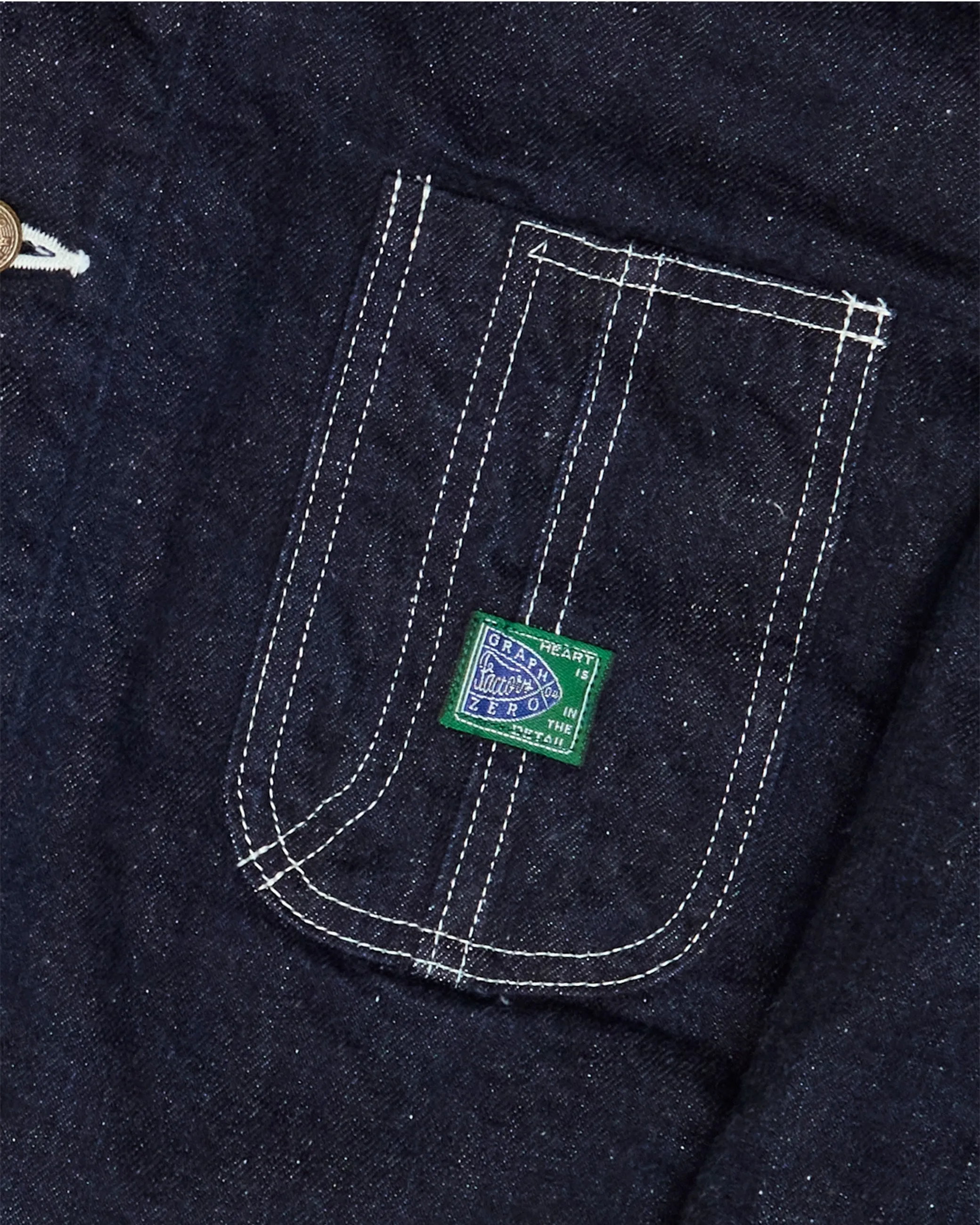 Denim Utility Chore Jacket sold by John Simons product image thumbnail 3