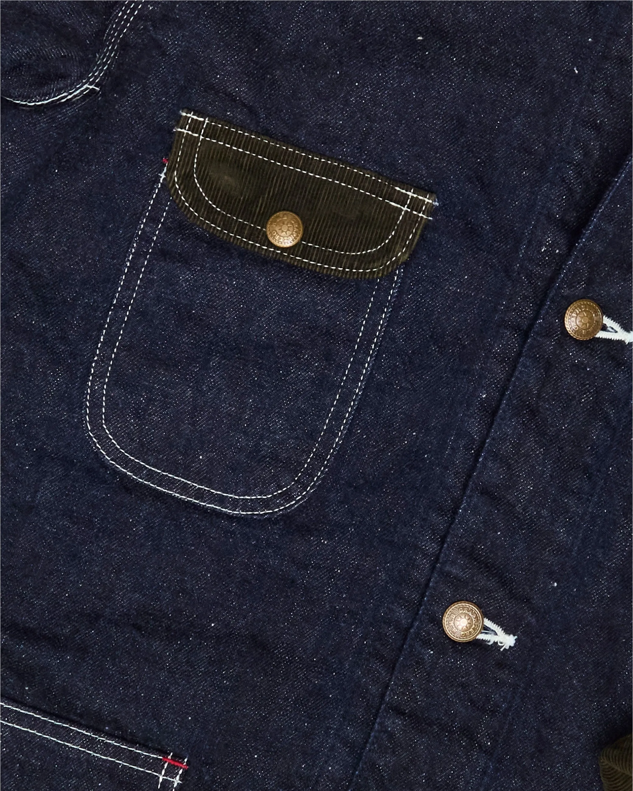 Denim Utility Chore Jacket sold by John Simons product image thumbnail 5