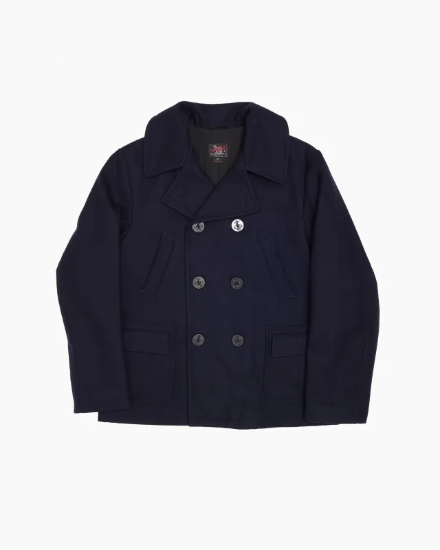Vintage Woolrich Navy Peacoat sold by John Simons