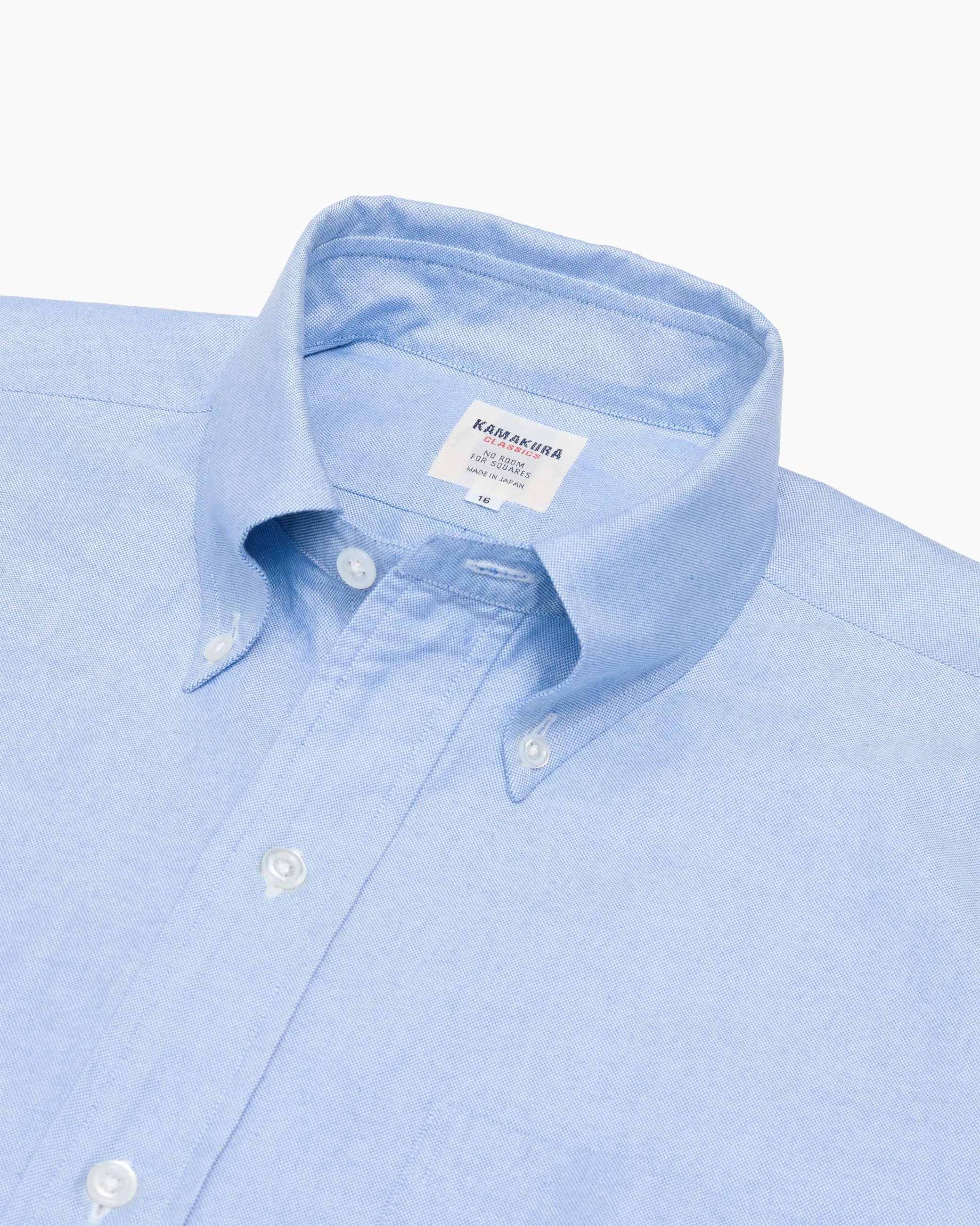 Blue Ametora Button-Down Selvedge Oxford Shirt sold by John Simons product image thumbnail 2