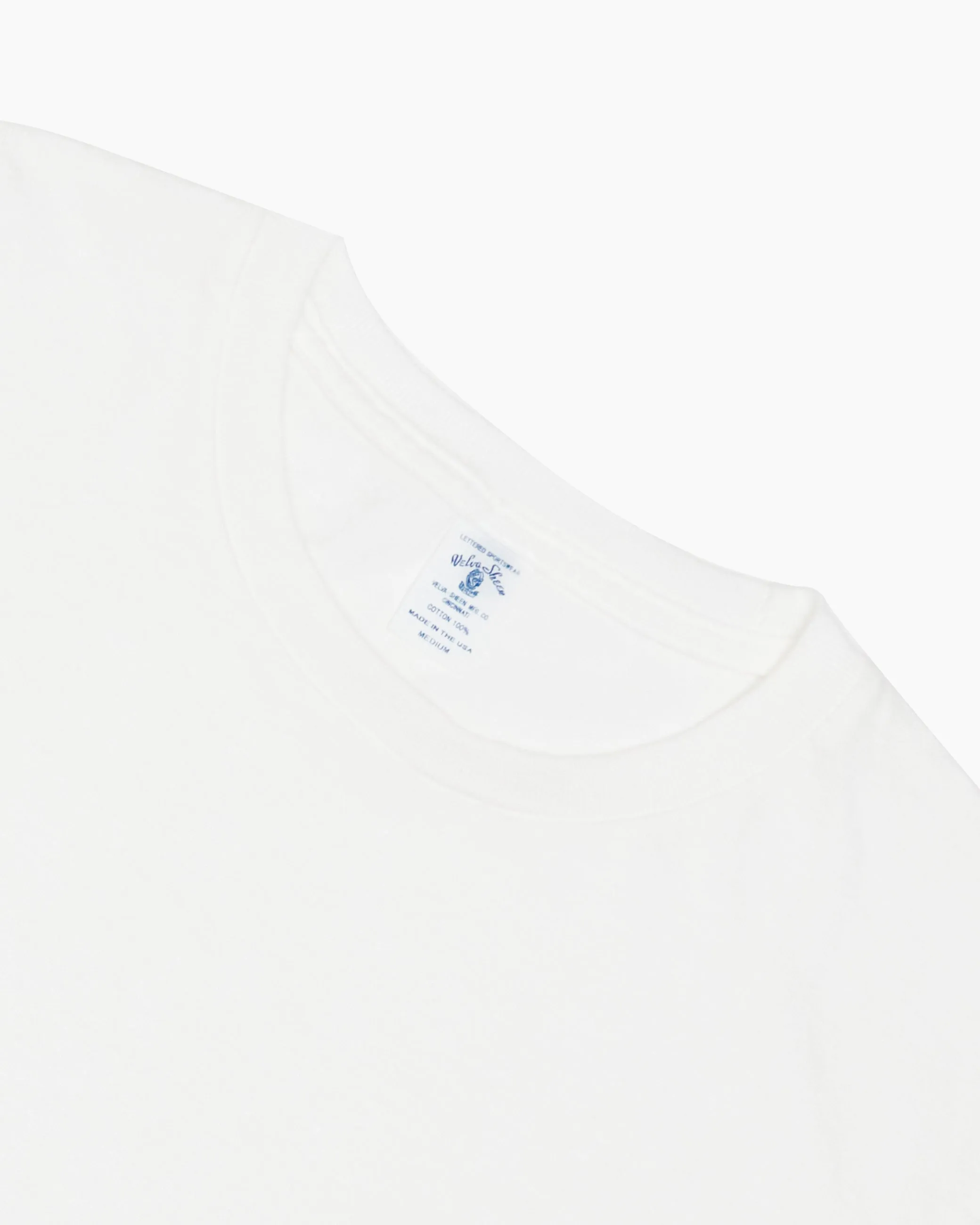 White Short Sleeve Crew Neck T-Shirt (2-Pack) sold by John Simons product image thumbnail 3