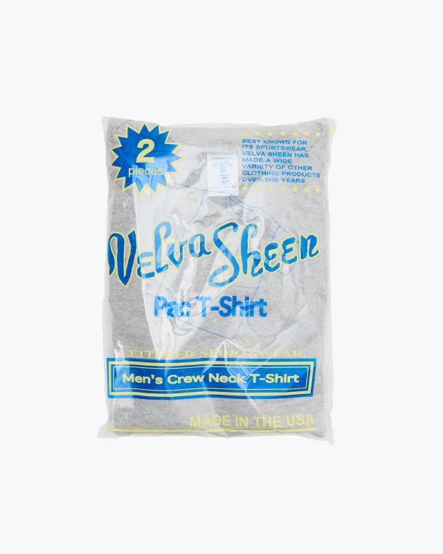 Grey Short Sleeve Crew Neck T-Shirt (2-Pack) sold by John Simons