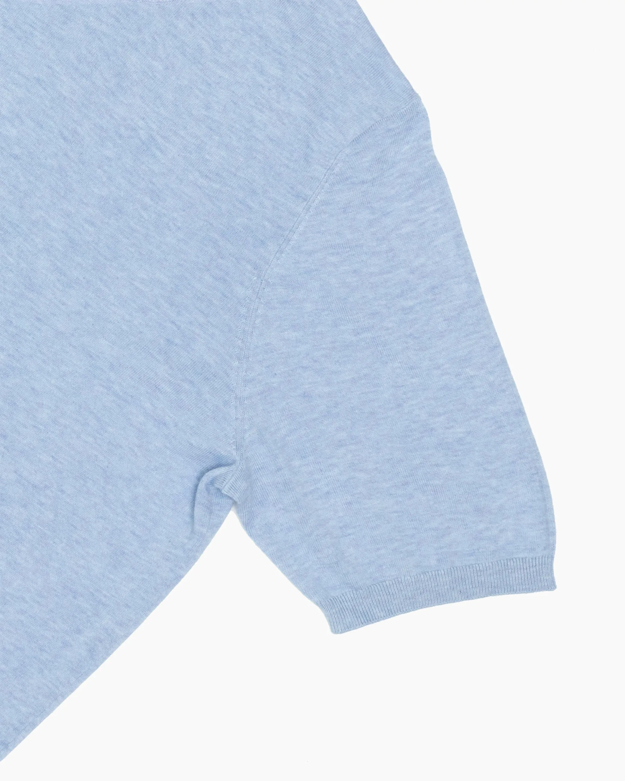 Steel Blue Mix Fairbourne Short Sleeve Crew Neck sold by John Simons product image thumbnail 3