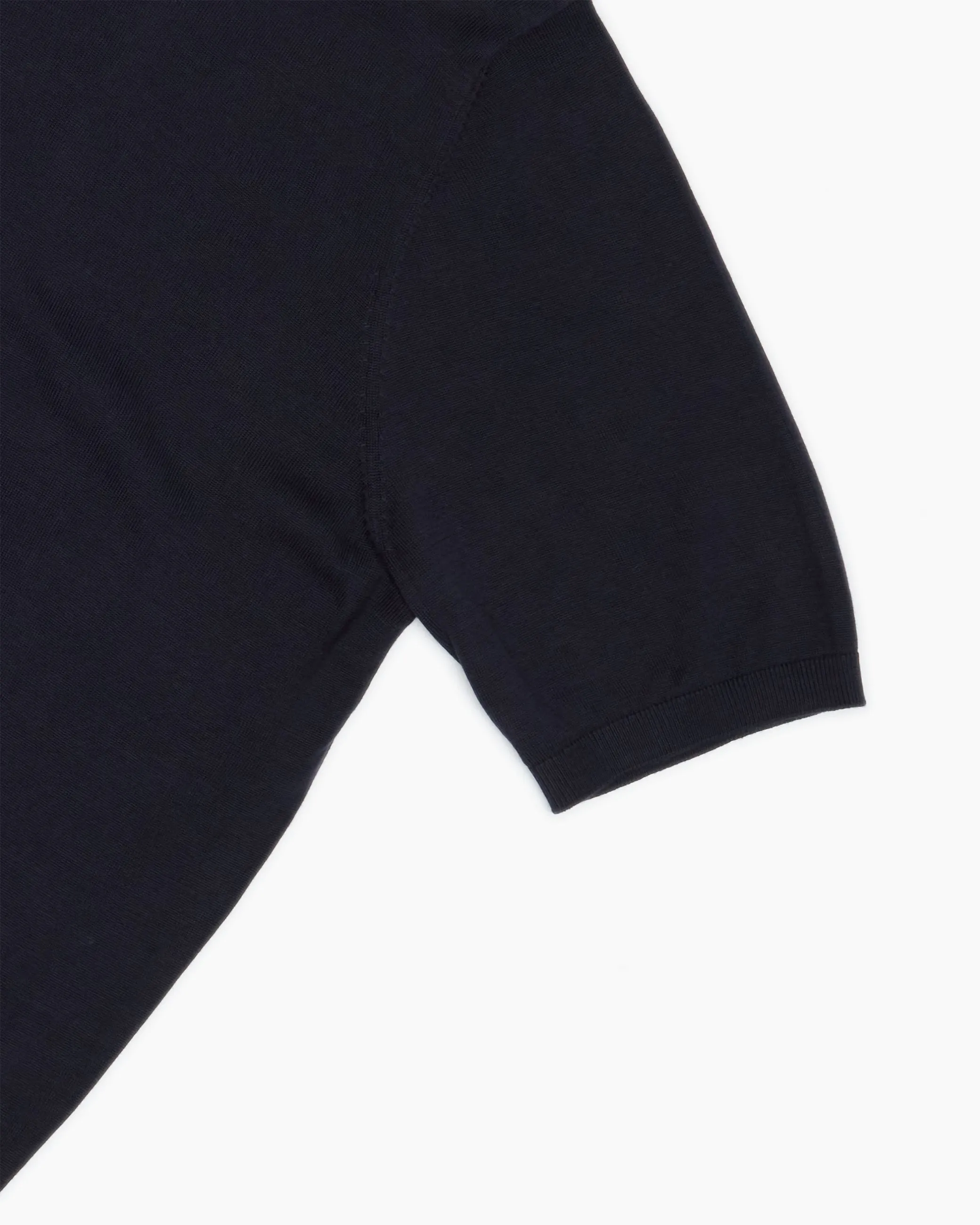 Dark Navy Fairbourne Short Sleeve Crew Neck sold by John Simons product image thumbnail 3