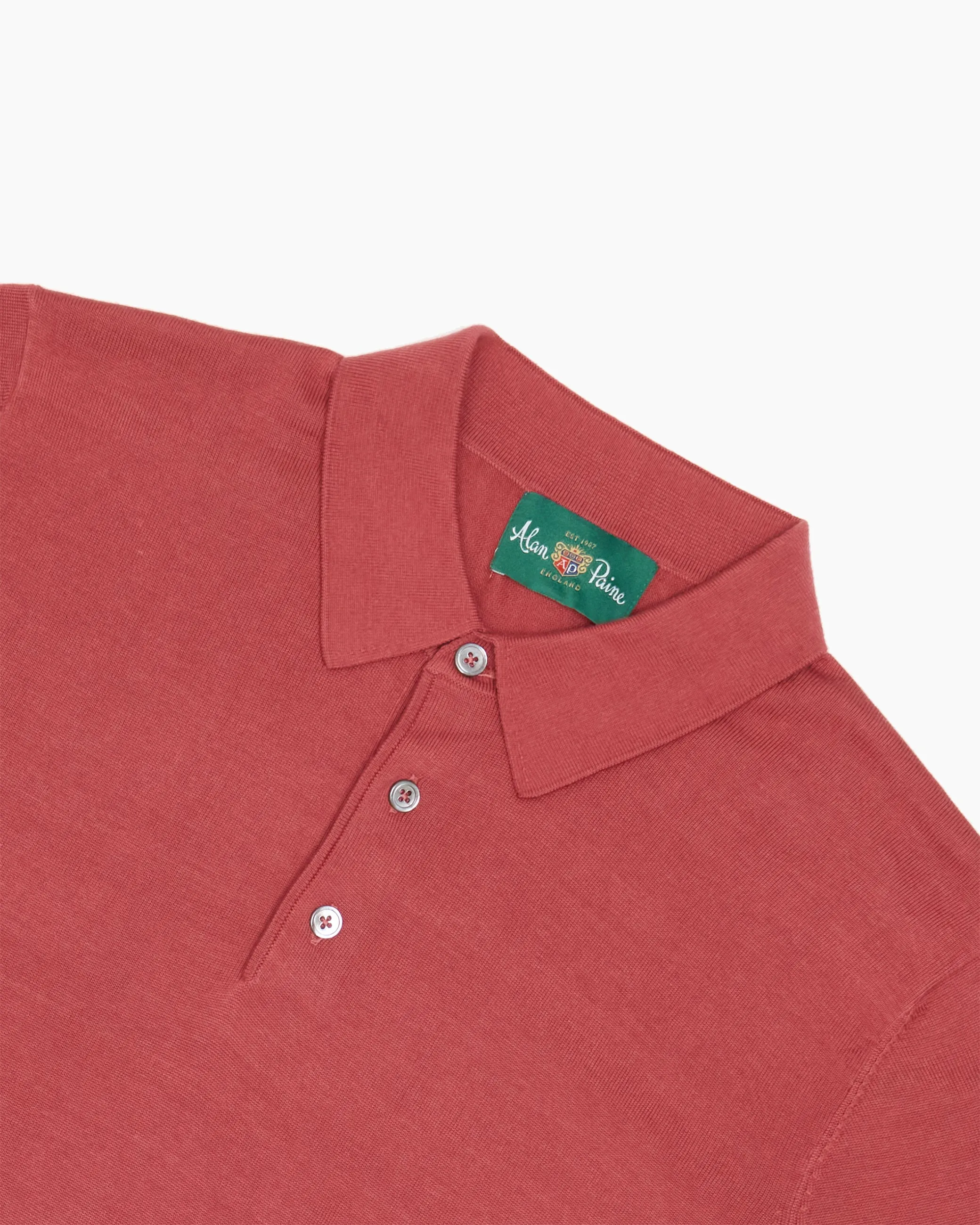 Cherry Paignton Short Sleeve Polo Shirt sold by John Simons product image thumbnail 2