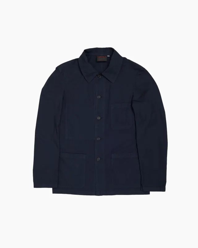 Navy Ripstop Workwear Jacket made by VETRA