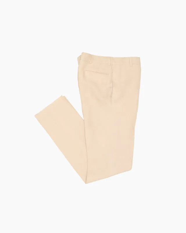 Natural Linen Ivy Trouser made by John Simons