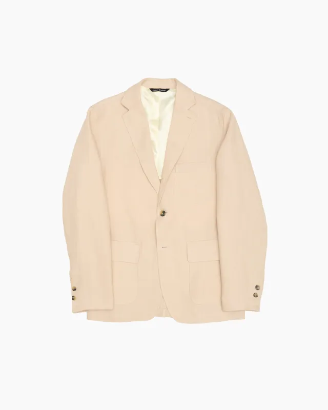 Natural Linen Ivy Jacket made by John Simons