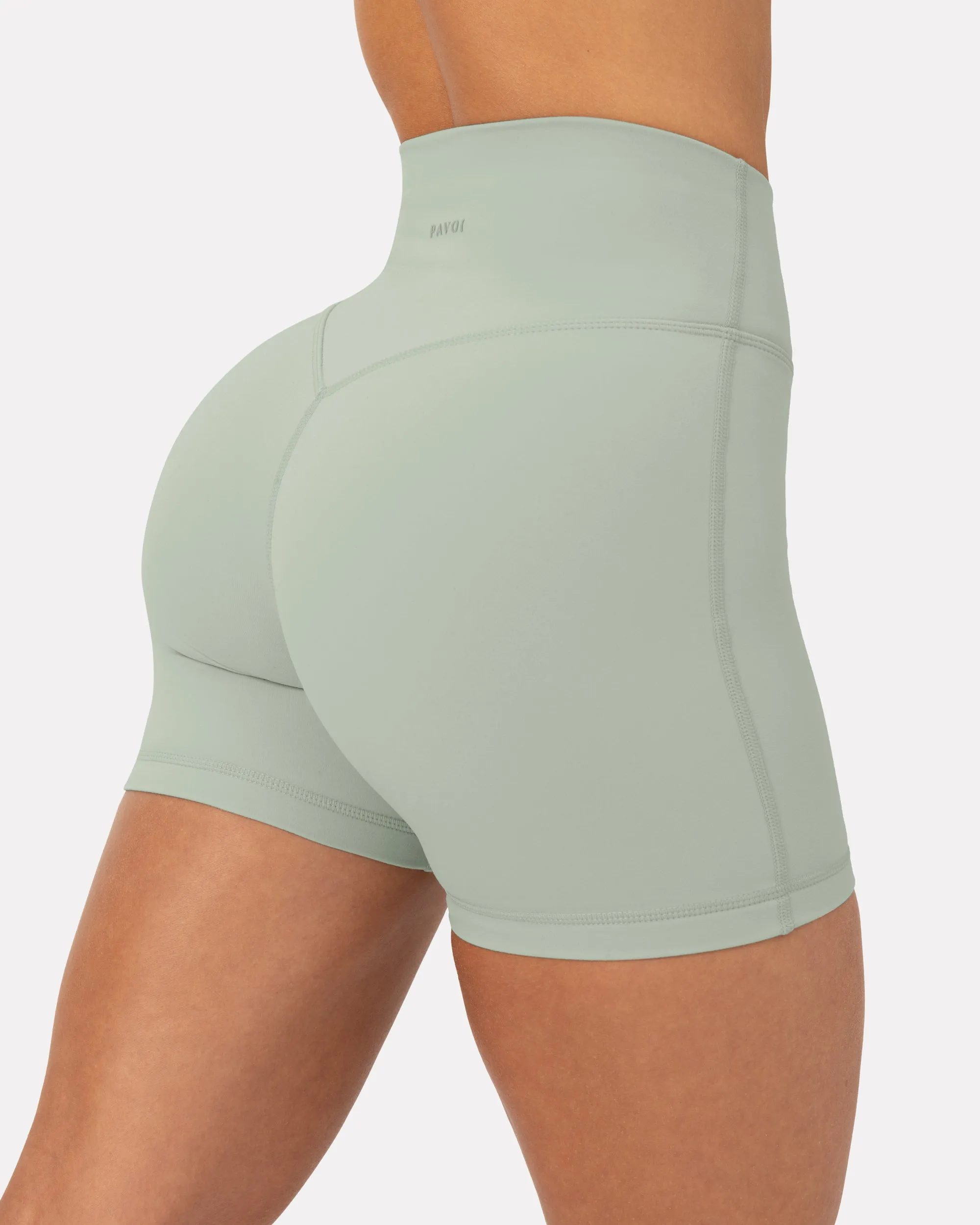 FlexFlow Butt Lifting High-Waisted 4" Seasonal Biker Shorts sold by PAVOI