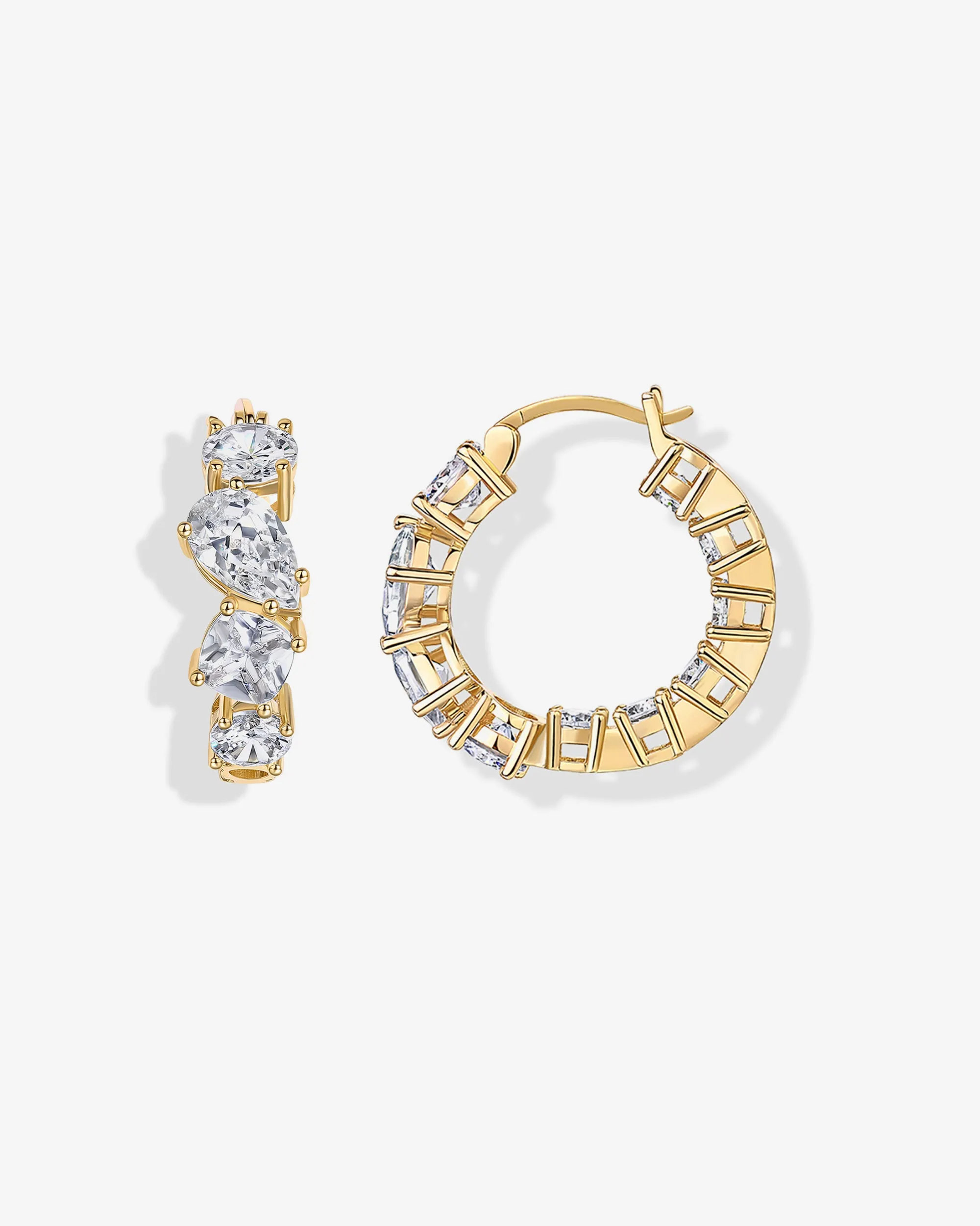 Inside-Out Mixed CZ Hoops sold by PAVOI