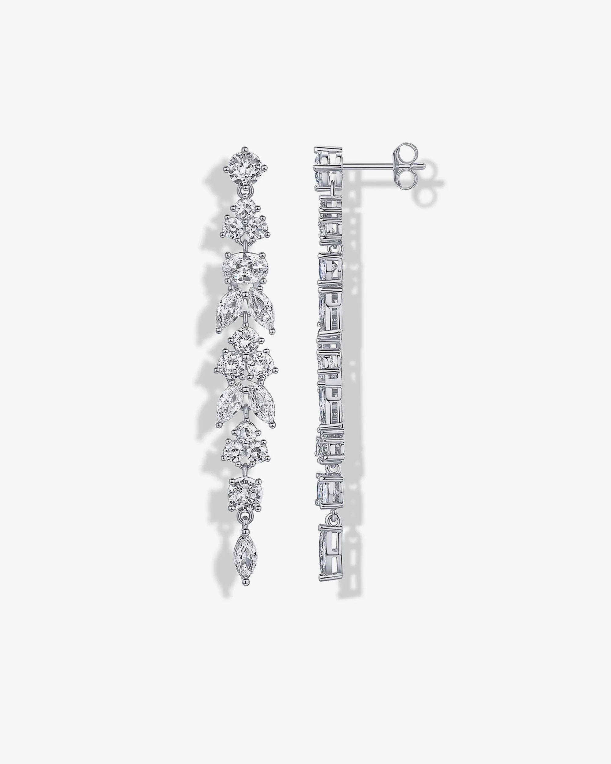 Dewdrop Linear Bridal Earrings sold by PAVOI product image thumbnail 5