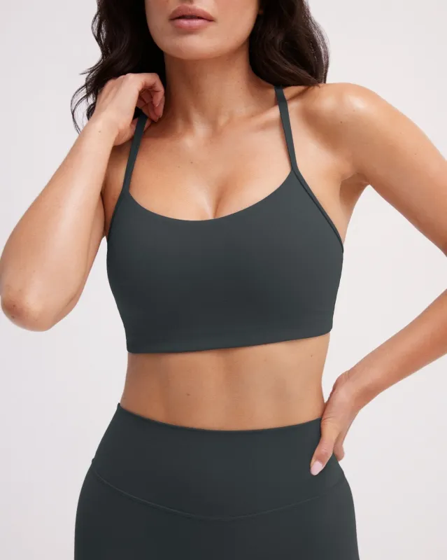 Athleisure Y-Back Buttery Soft Low Support Bra sold by PAVOI