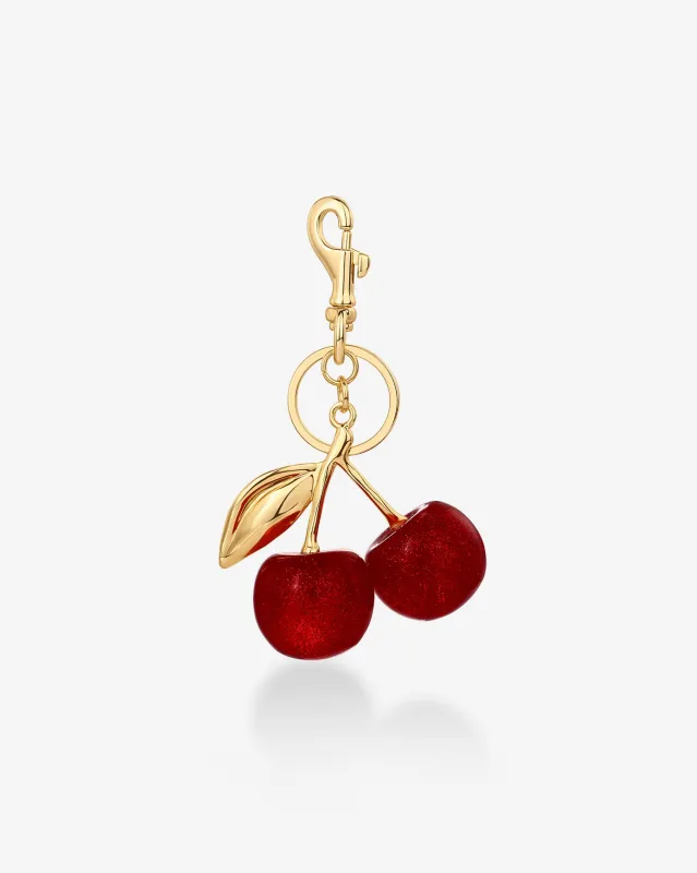 Cherry On Top Bag Charm made by PAVOI