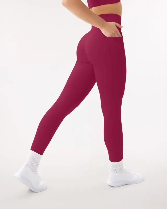 High-Waisted Butt Lifting Tall-Length Leggings with Pockets sold by PAVOI
