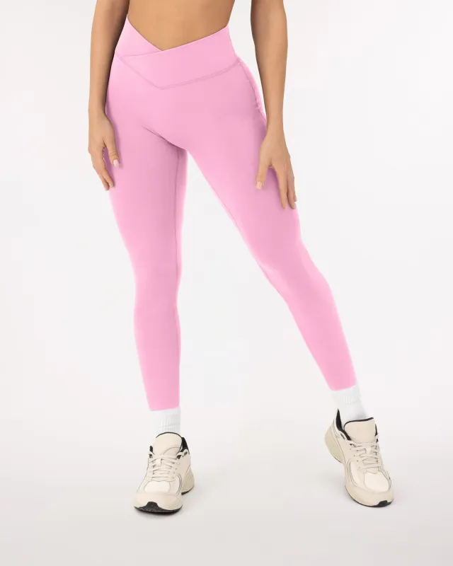 Athleisure Scrunch Crossover Leggings sold by PAVOI
