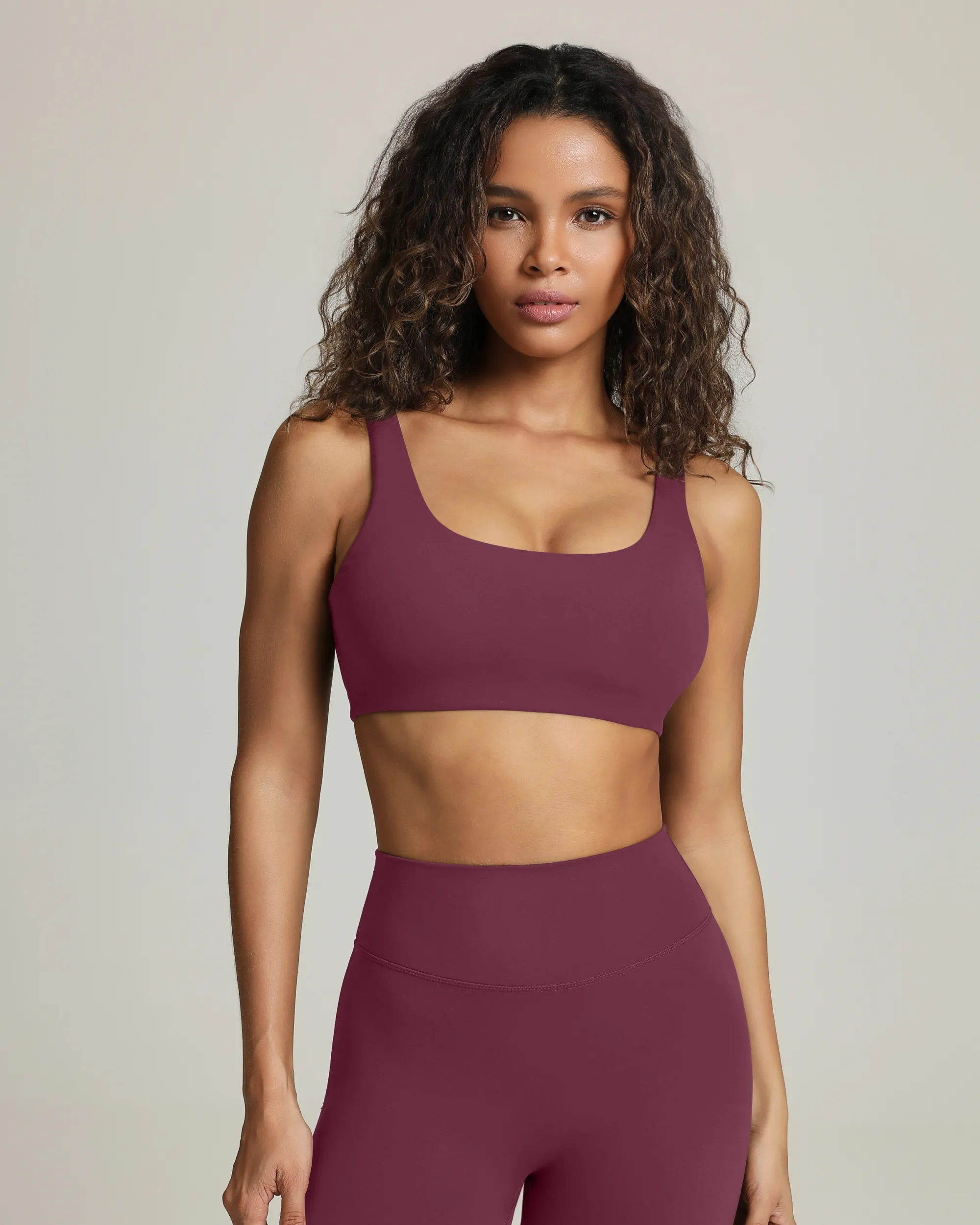 Athleisure Scoop High-Support Removable Padded Sports Bra sold by PAVOI product image thumbnail 5