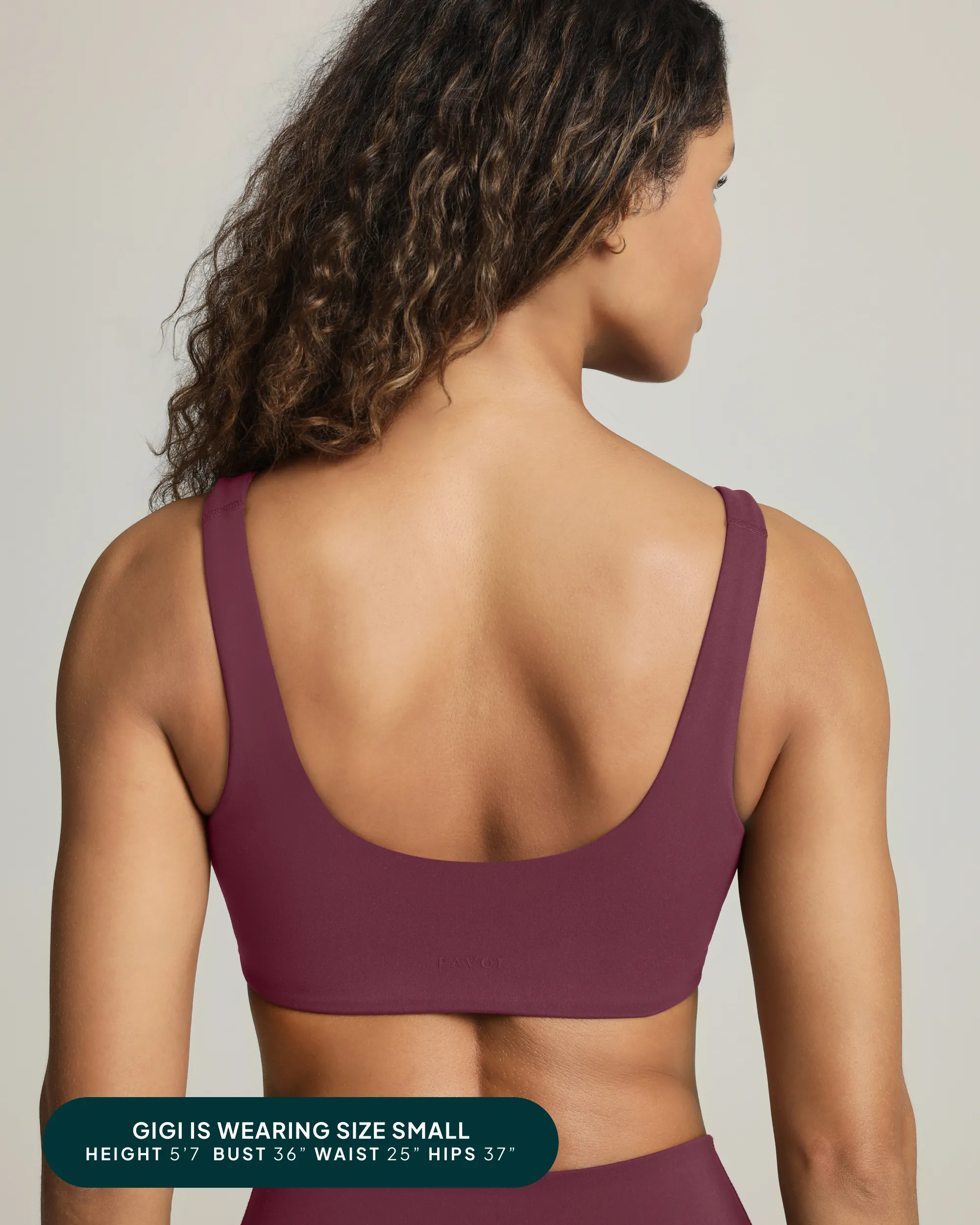 Athleisure Scoop High-Support Removable Padded Sports Bra sold by PAVOI product image thumbnail 2
