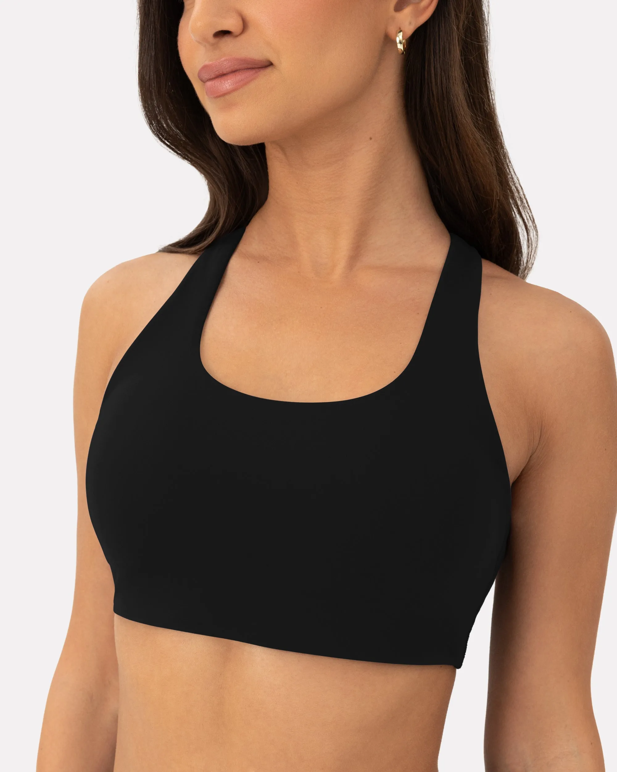 Athleisure Strappy Scoop High-Support Sports Bra sold by PAVOI product image thumbnail 2