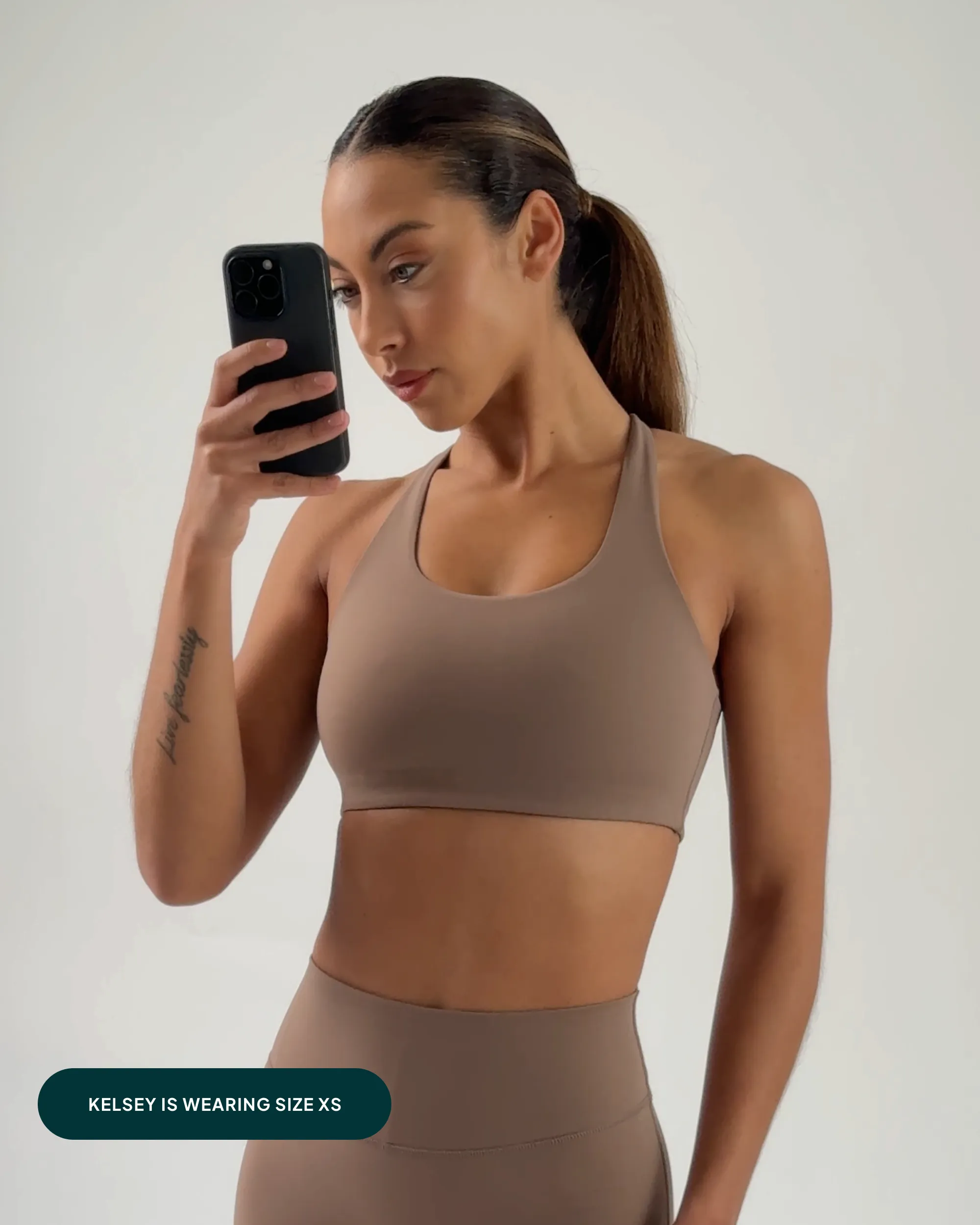 Athleisure Strappy Scoop High-Support Sports Bra sold by PAVOI product image thumbnail 3