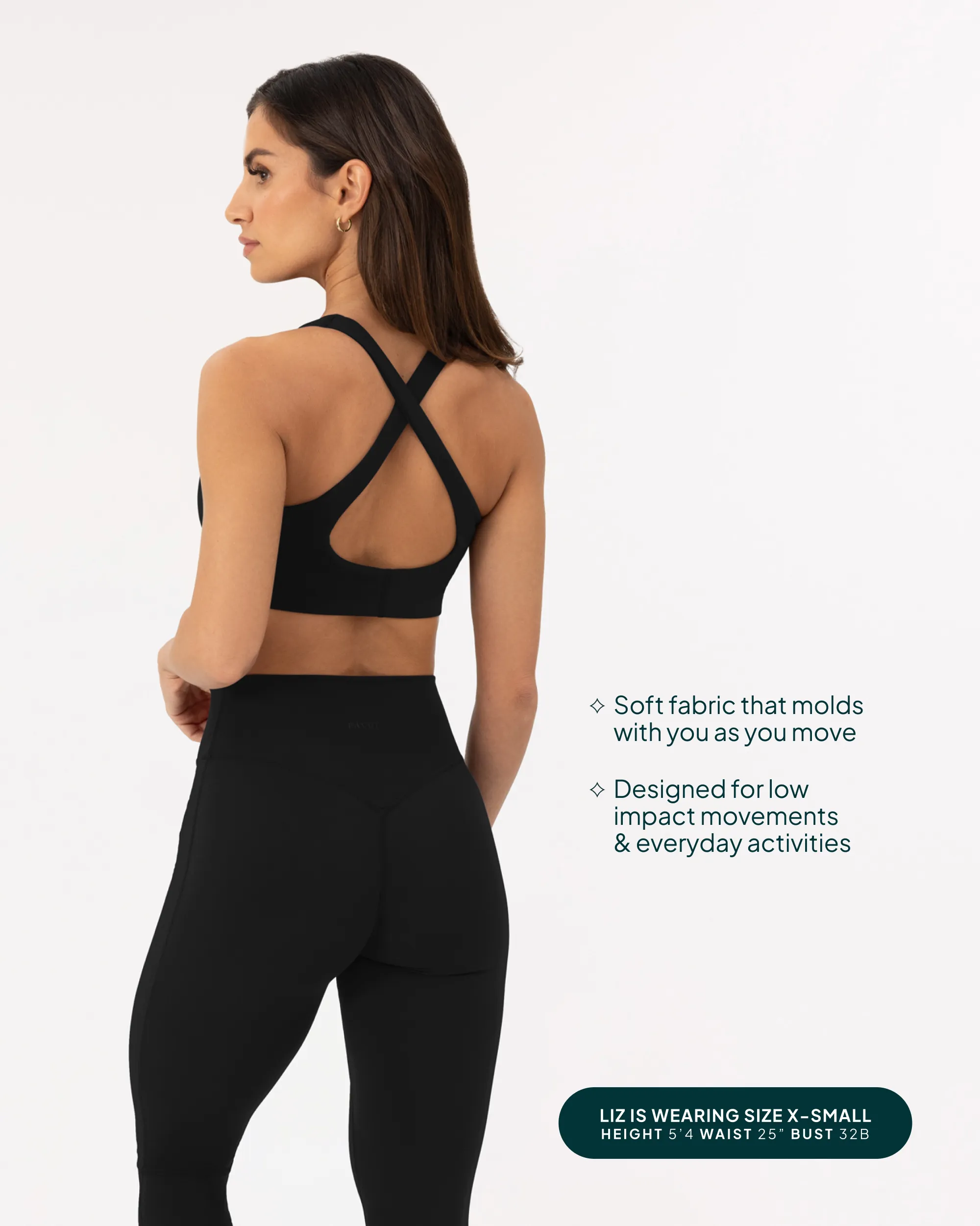 Athleisure Strappy Scoop High-Support Sports Bra sold by PAVOI product image thumbnail 5