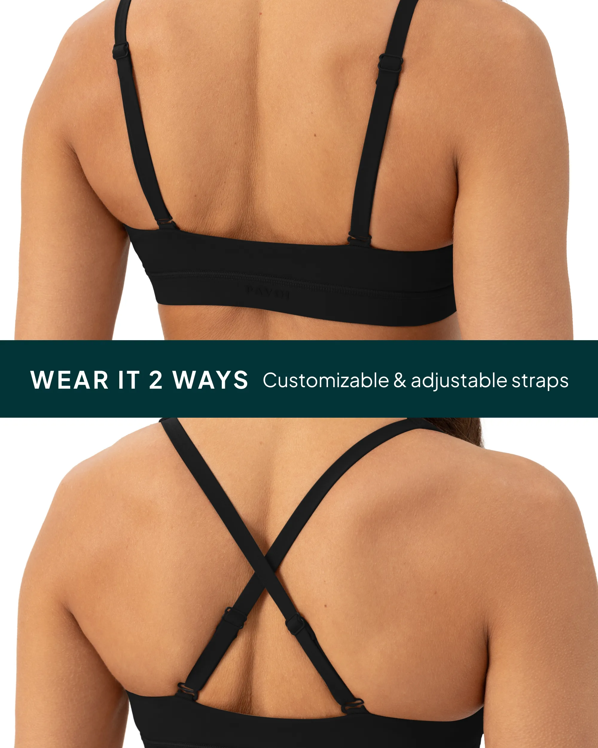 Athleisure Plunge Low-Support Sports Bra sold by PAVOI product image thumbnail 2