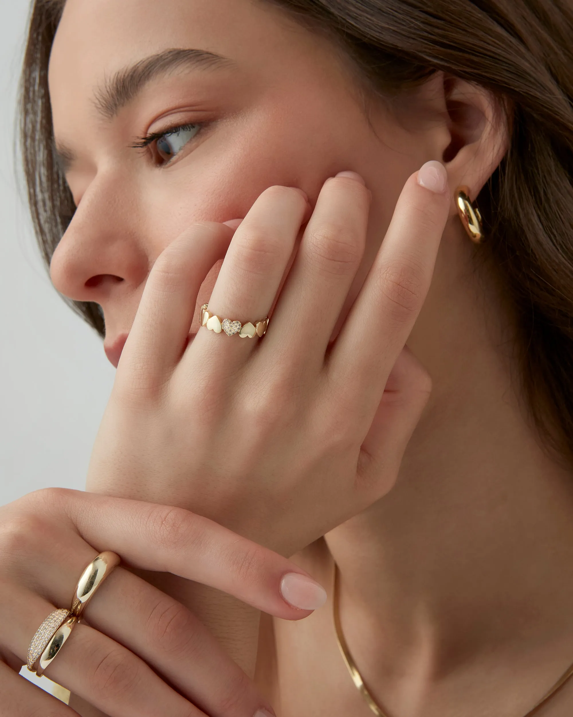 Heart Stackable Ring sold by PAVOI product image thumbnail 4