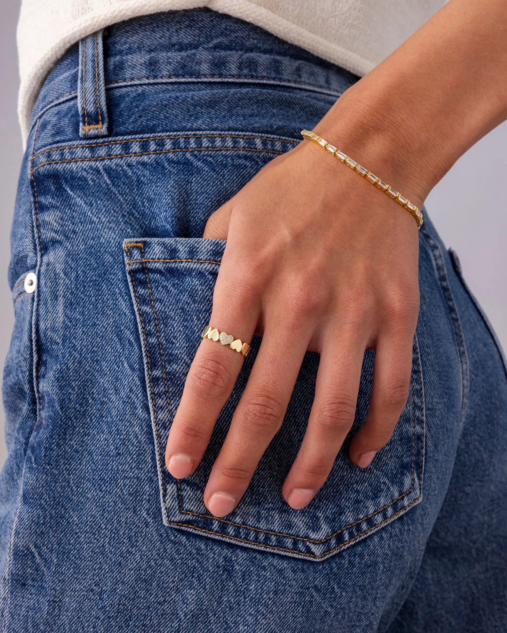 Heart Stackable Ring sold by PAVOI product image thumbnail 5