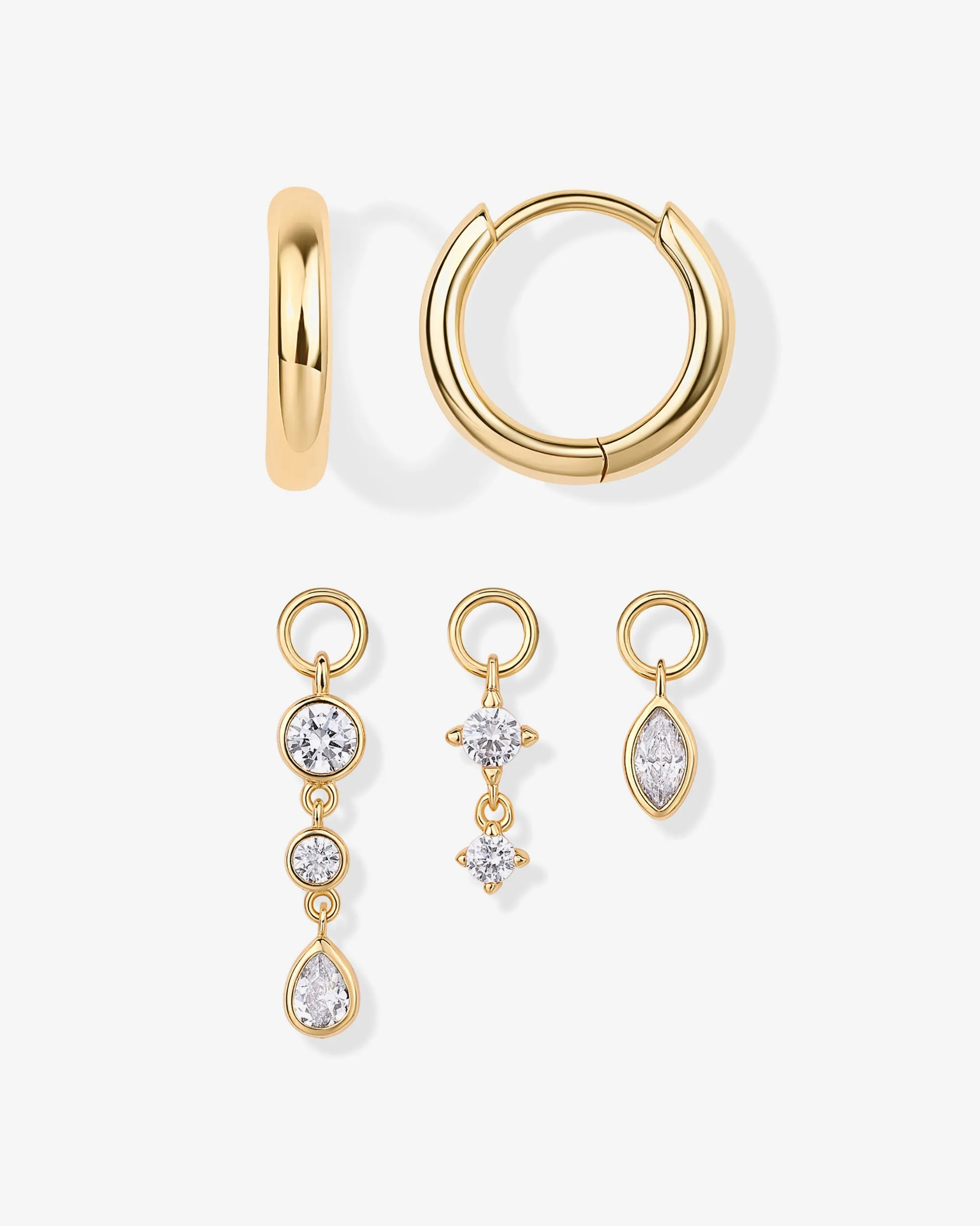 Mix and Match Huggie and Charms Set sold by PAVOI product image thumbnail 4