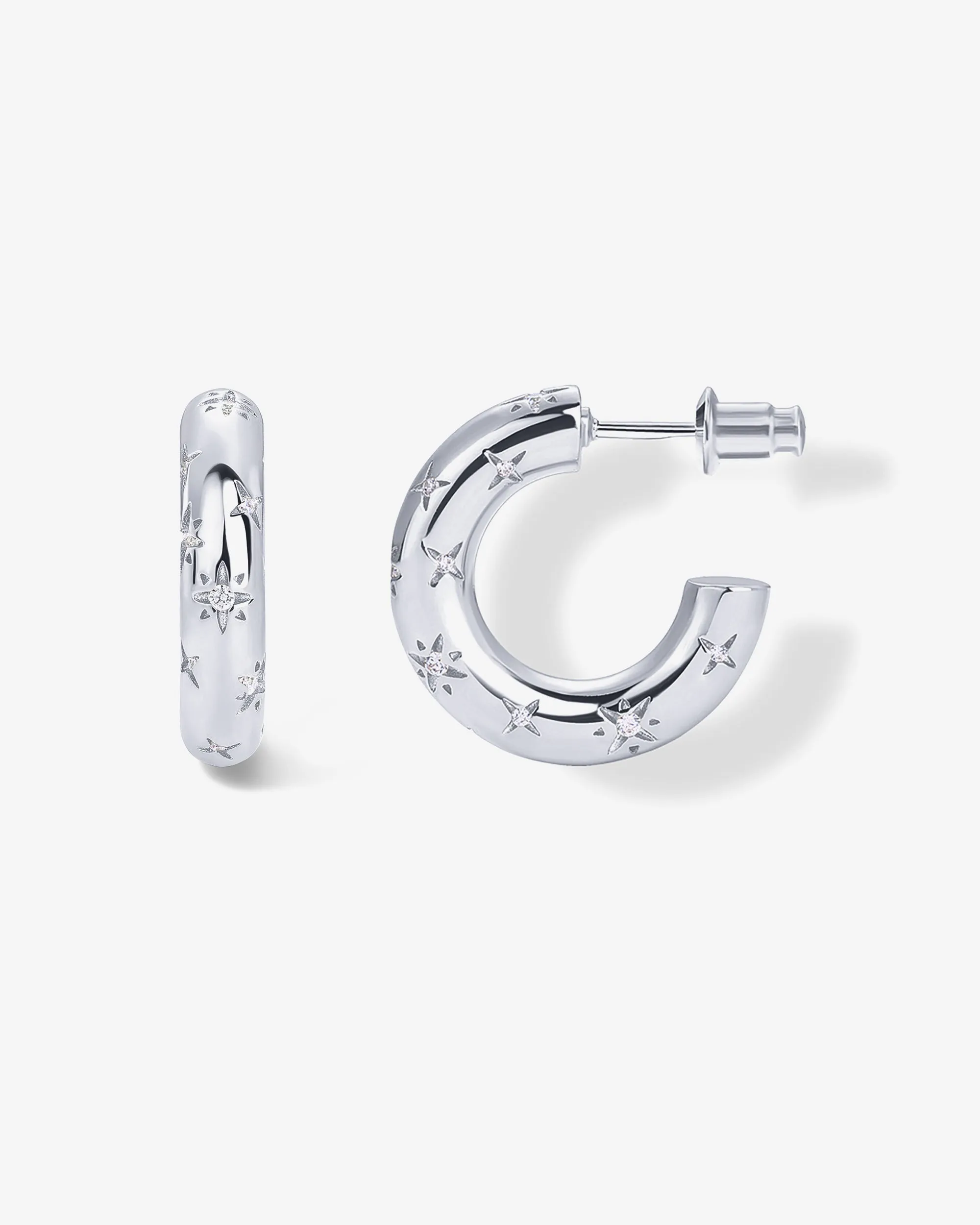Starburst Hoop Earrings sold by PAVOI product image thumbnail 5