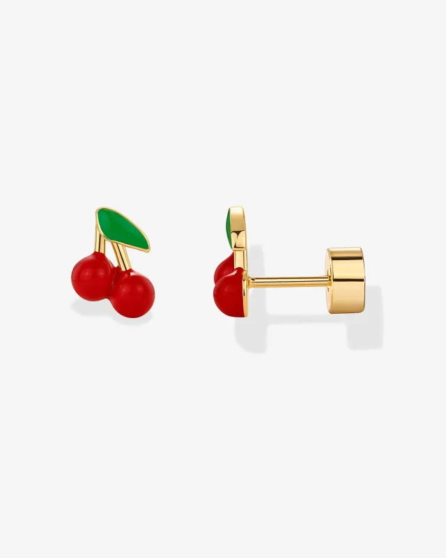 Cherry Studs sold by PAVOI