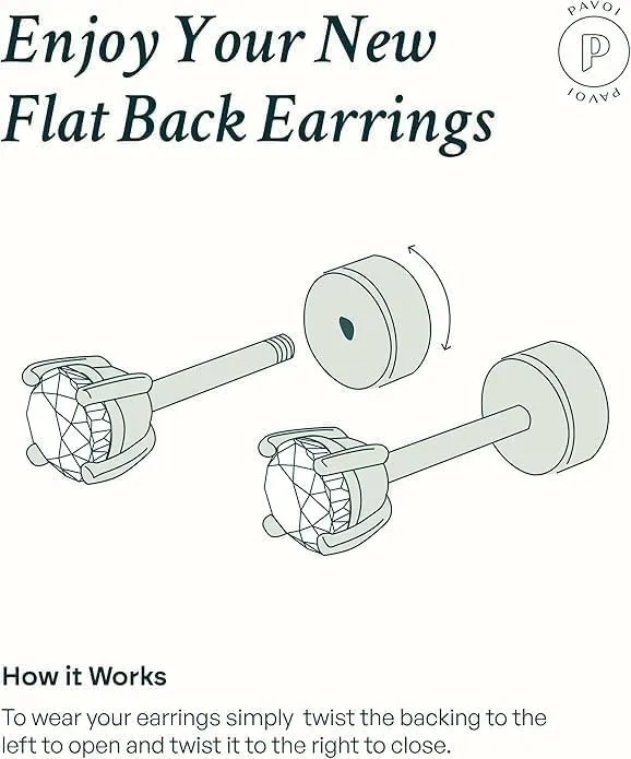 Rosette Studs sold by PAVOI product image thumbnail 5