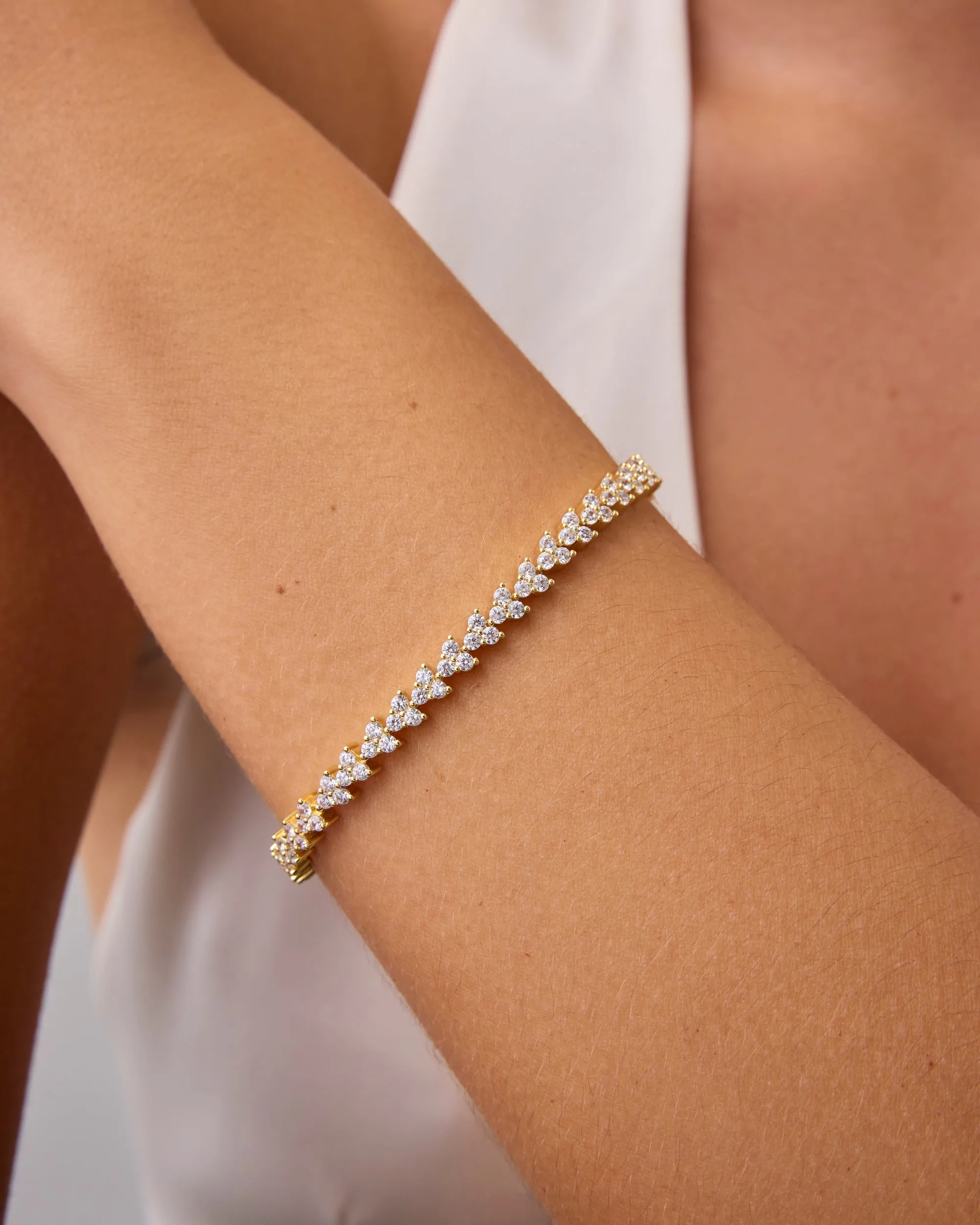 Trinity Tennis Bracelet sold by PAVOI product image thumbnail 2