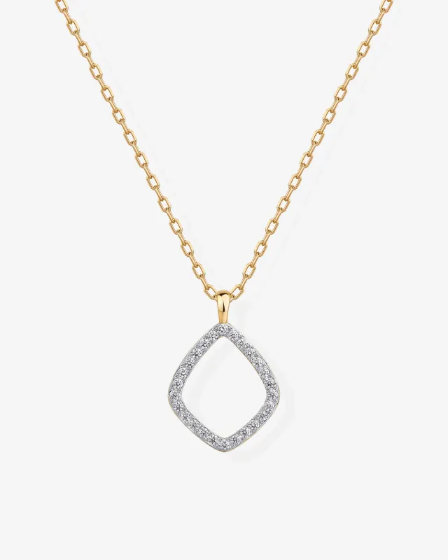 Geo Dangle Necklace made by PAVOI