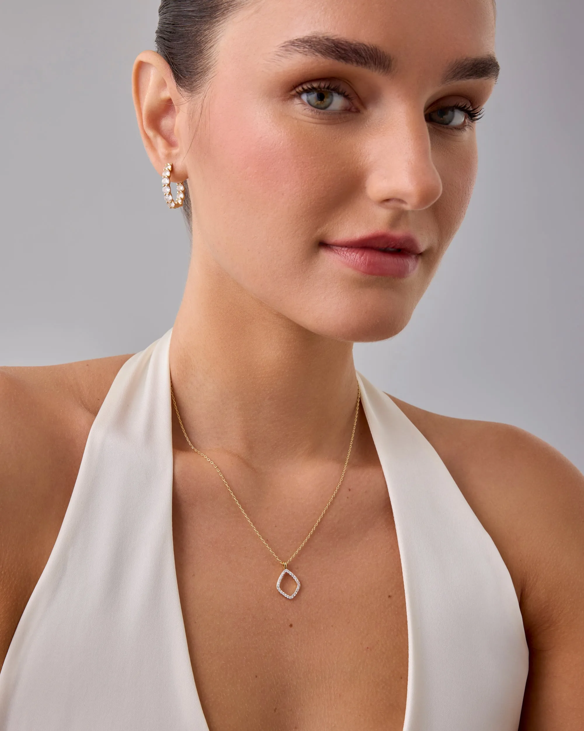 Geo Dangle Necklace sold by PAVOI product image thumbnail 3