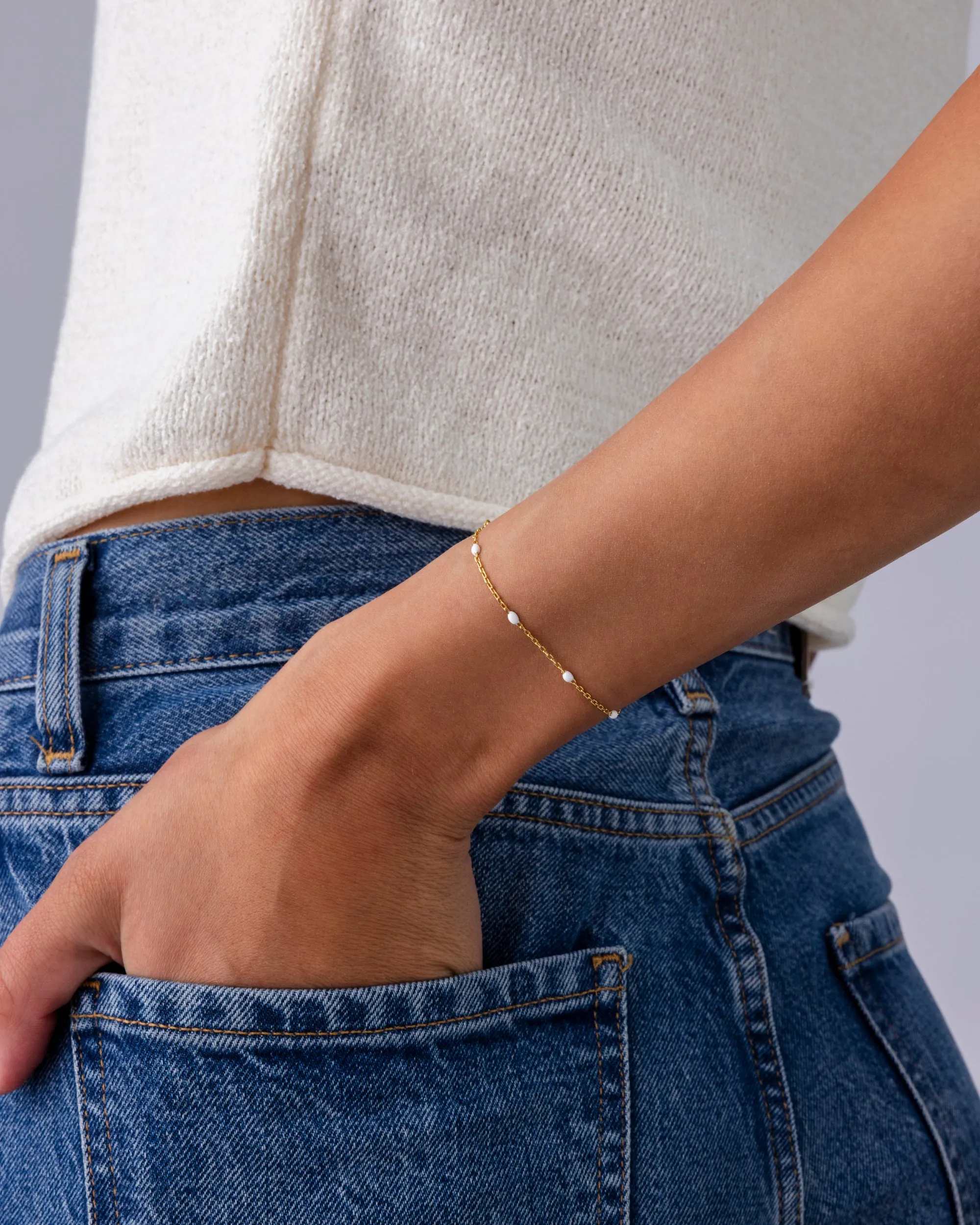 Colorful Enamel Bracelet sold by PAVOI product image thumbnail 3