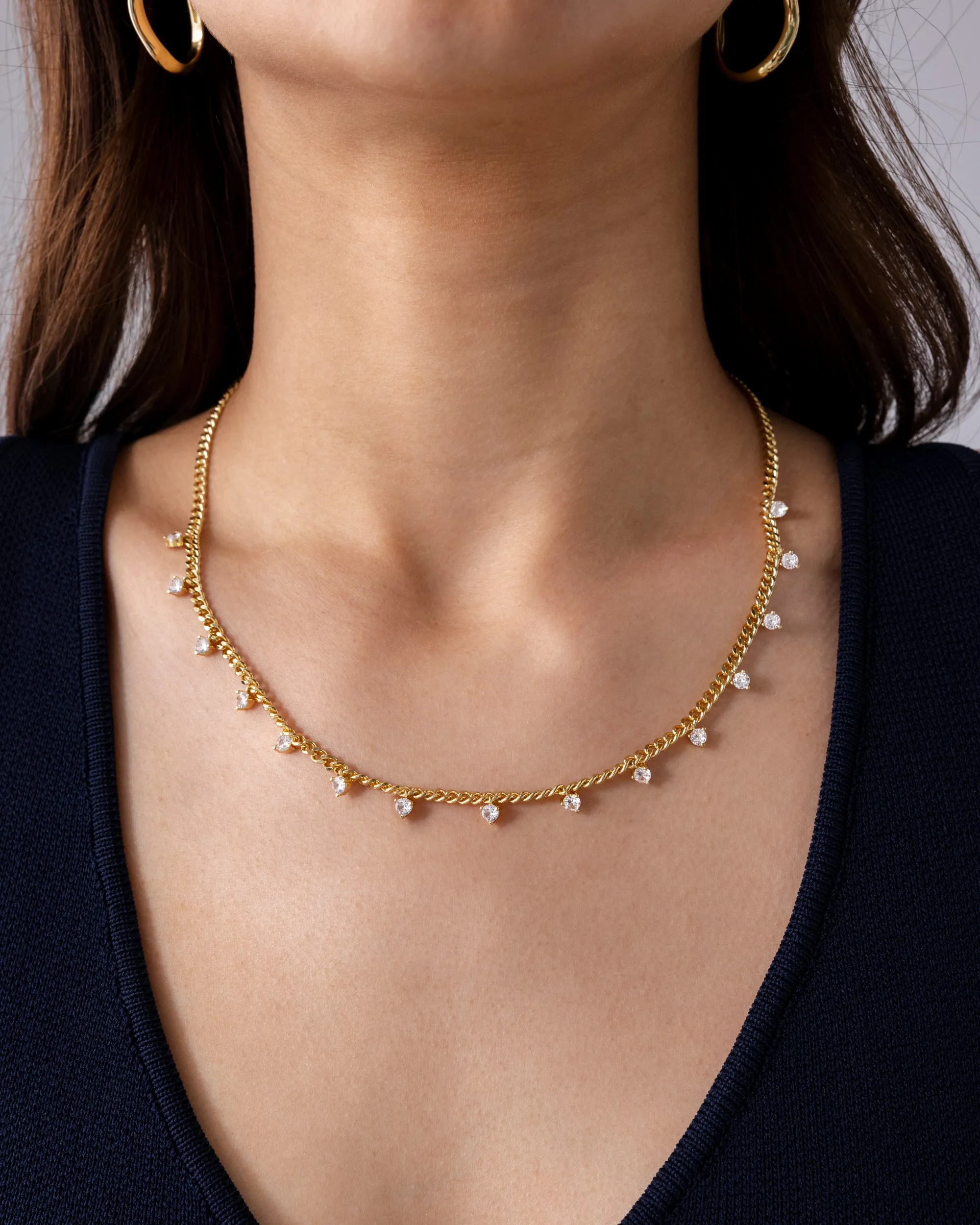 Flash and Float Chain Necklace sold by PAVOI product image thumbnail 5