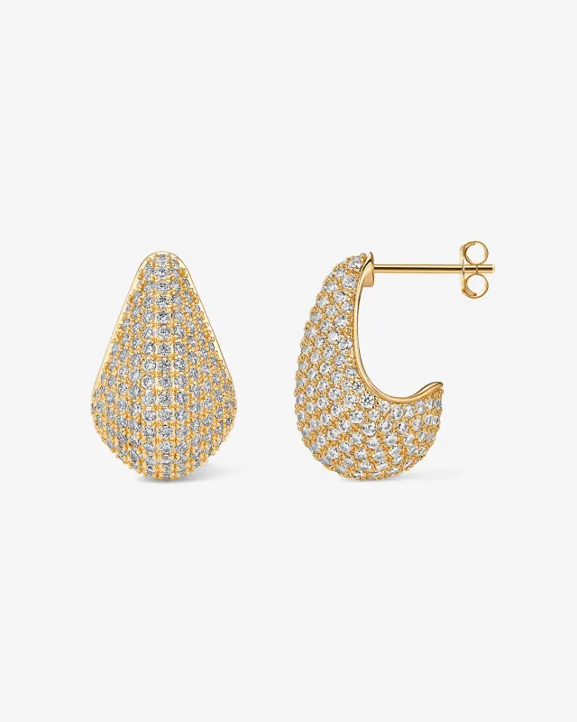 Pavé Drop Earrings sold by PAVOI