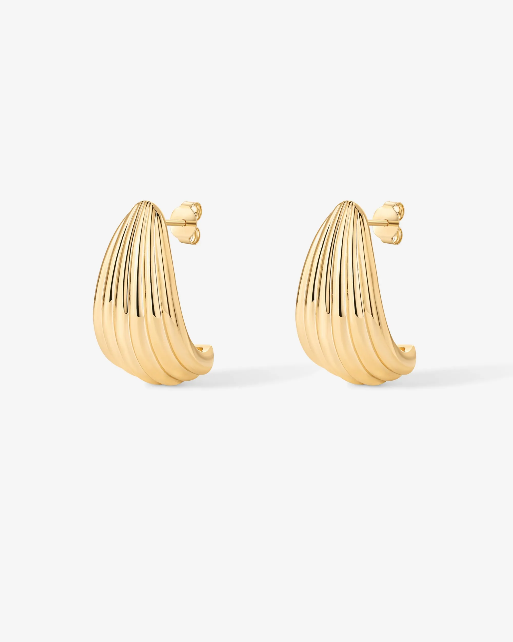 Seashell Stud Earrings sold by PAVOI product image thumbnail 4