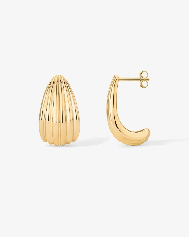 Seashell Stud Earrings sold by PAVOI