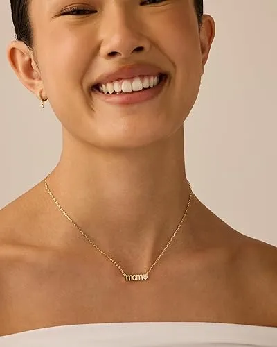 I Love Mom Necklace sold by PAVOI product image thumbnail 3