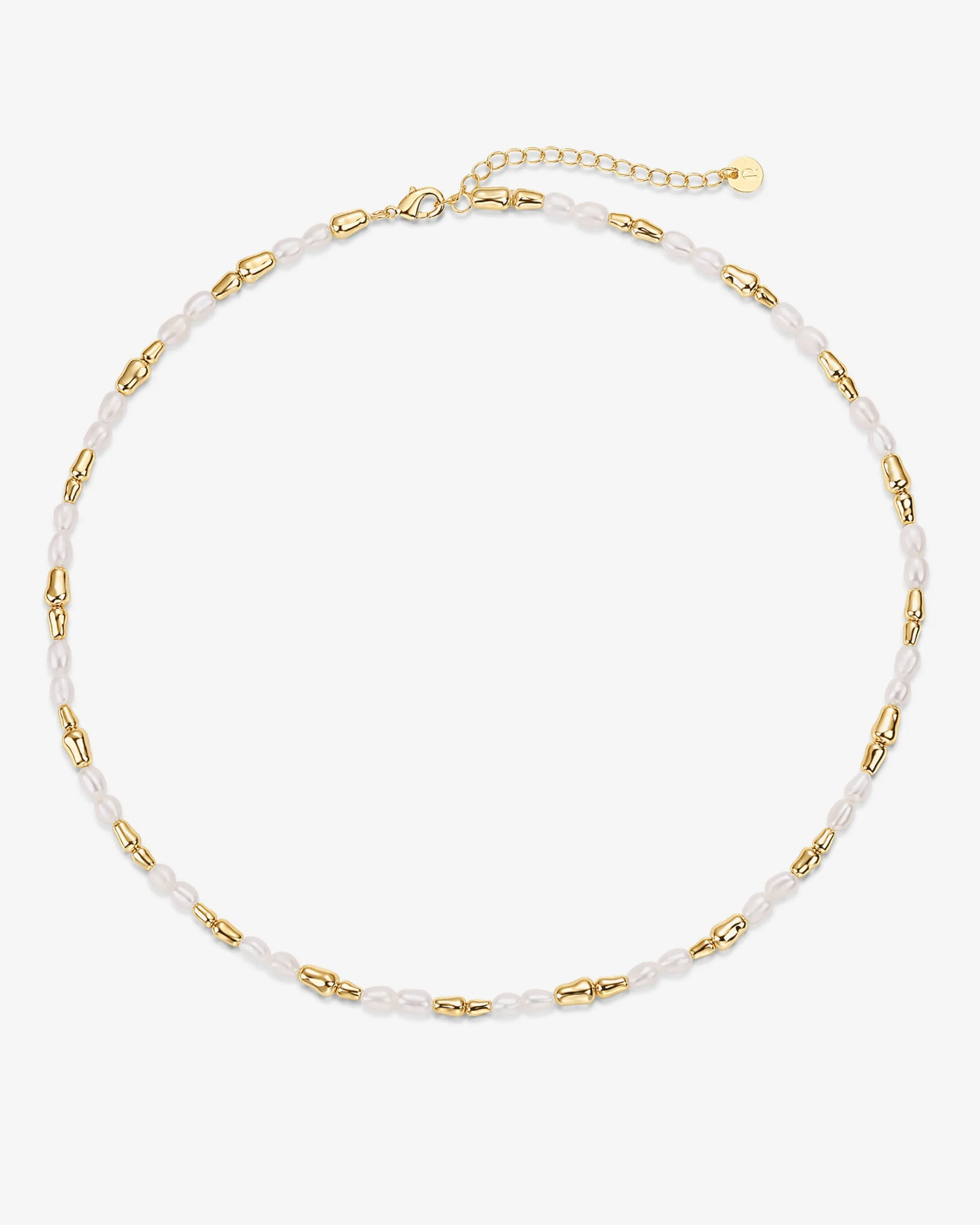 Bead and Freshwater Pearl Necklace sold by PAVOI product image thumbnail 3